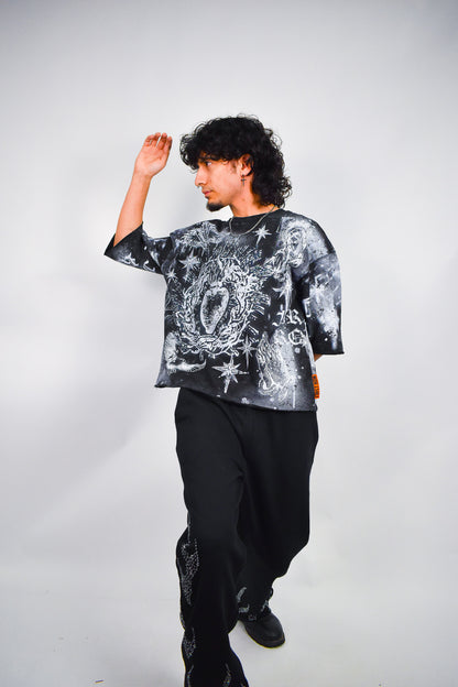 Metal Flame Sweat Pants