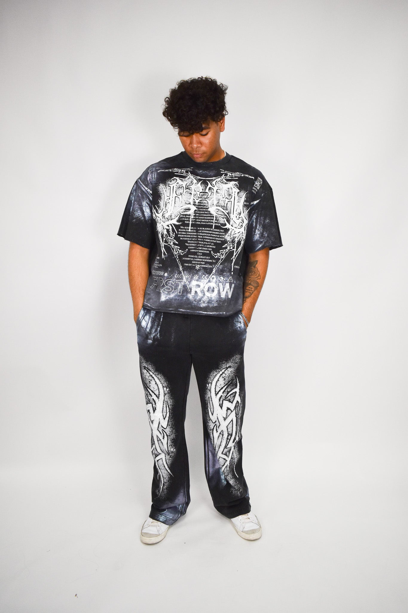 Y2K Smoke Cropped Shirt