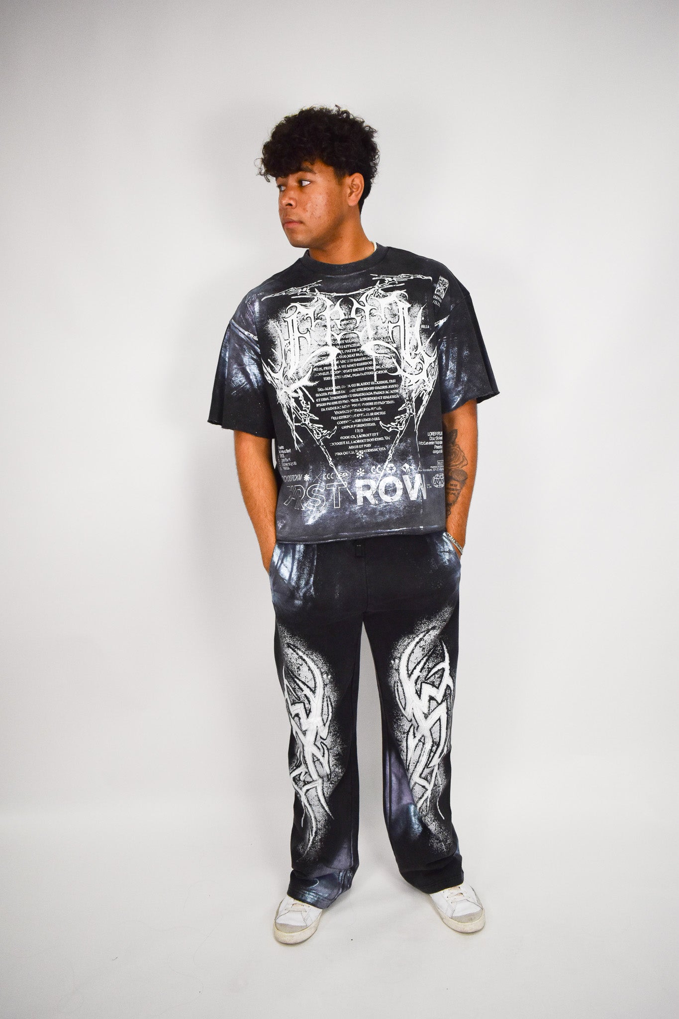 Y2K Smoke Cropped Shirt
