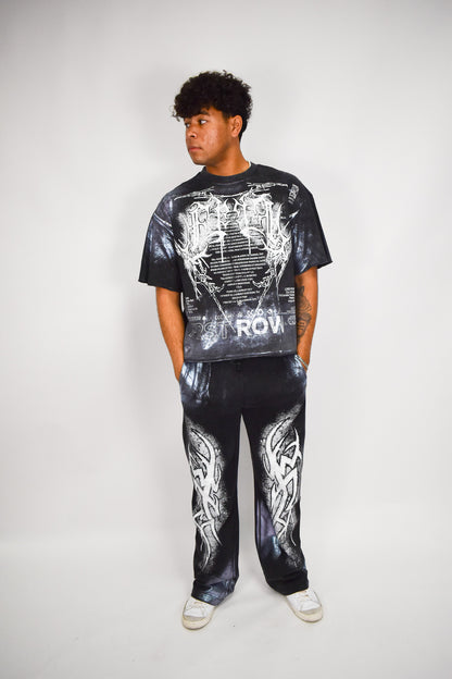 Y2K Smoke Cropped Shirt