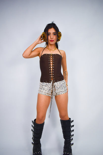 Steller Sequin Micro Shorts