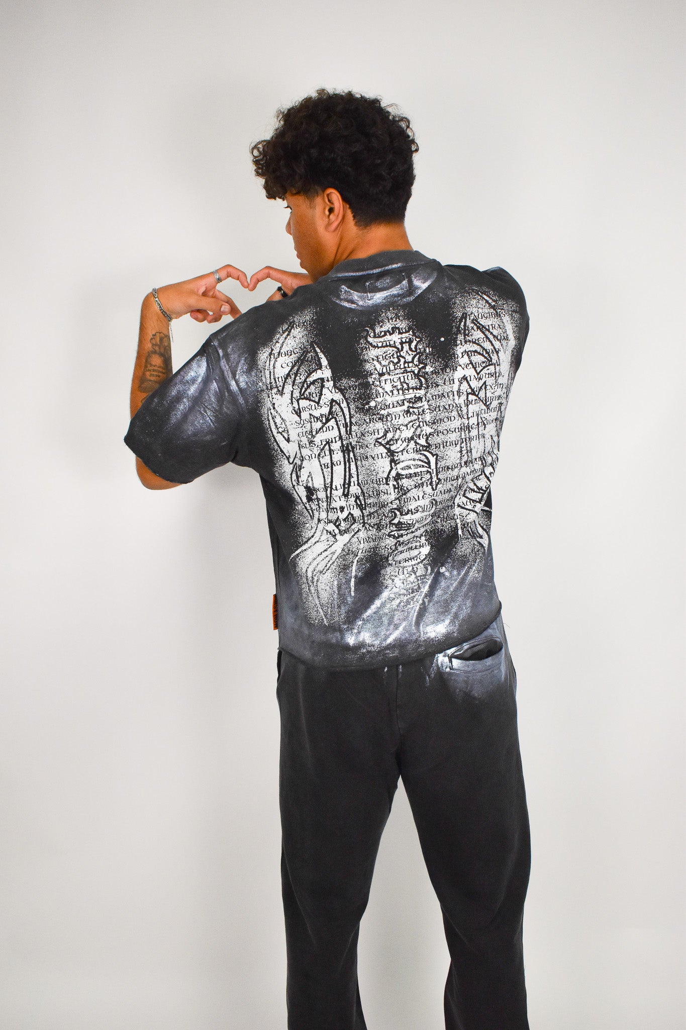 Y2K Smoke Cropped Shirt