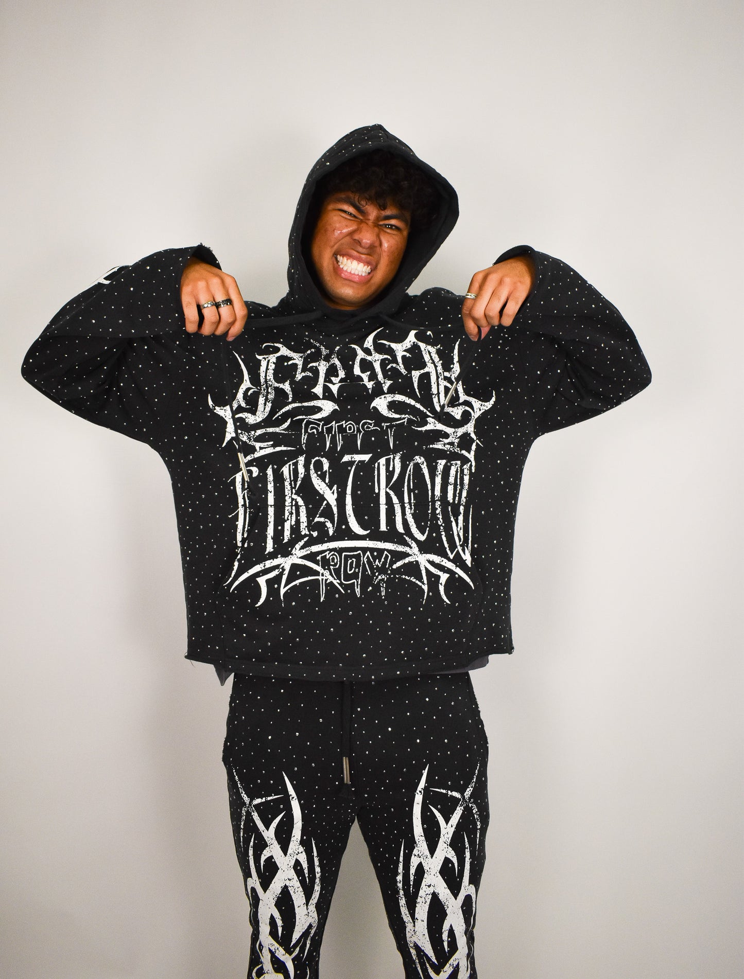 Y2K Stud Hoodie