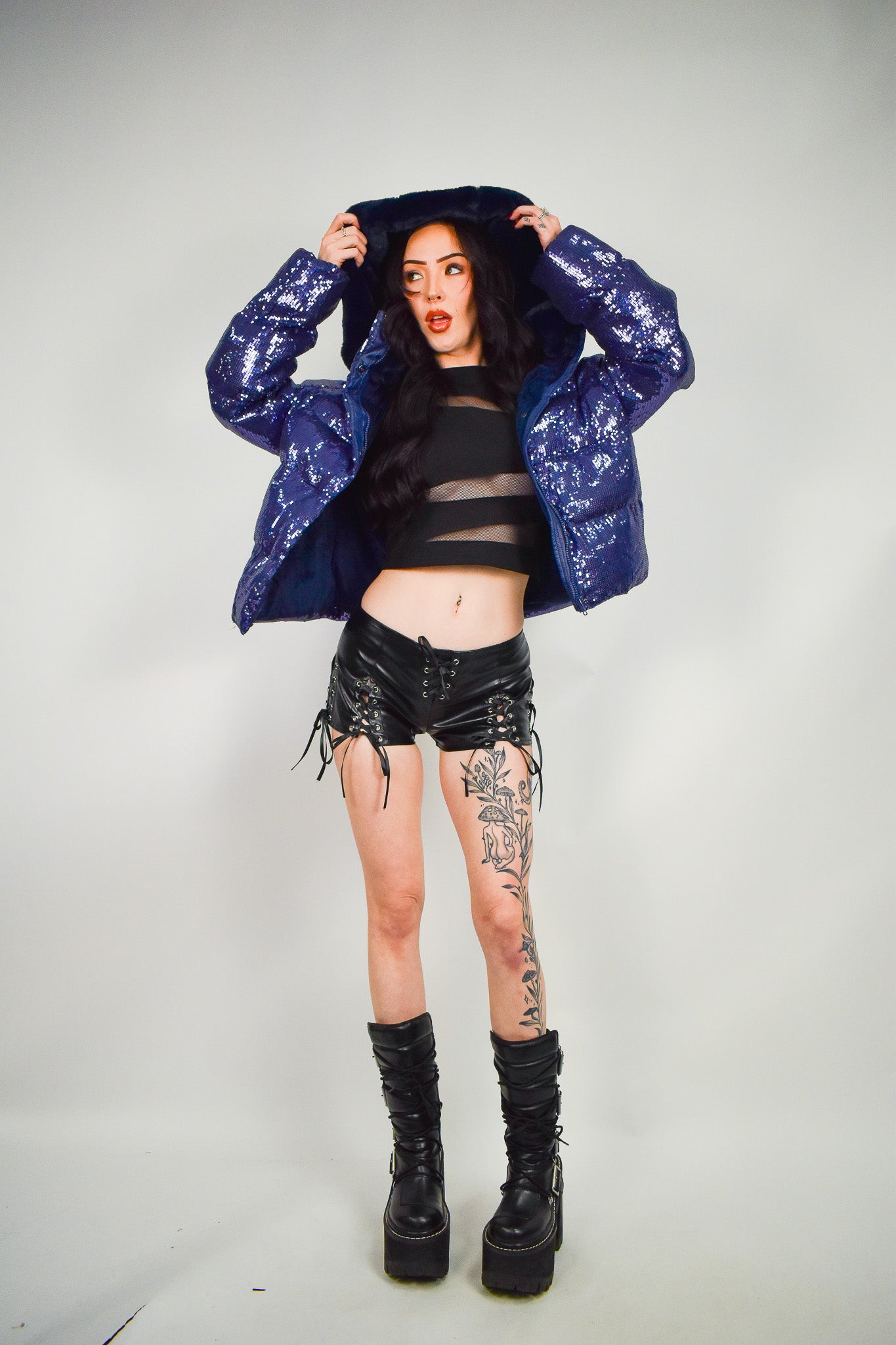 Diva Sparkle Puffer Jacket