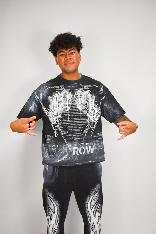 Y2K Smoke Cropped Shirt