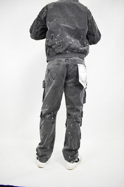 Coal Stud Cargo Pants