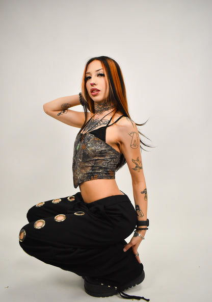 Camp Camo Bustier Top