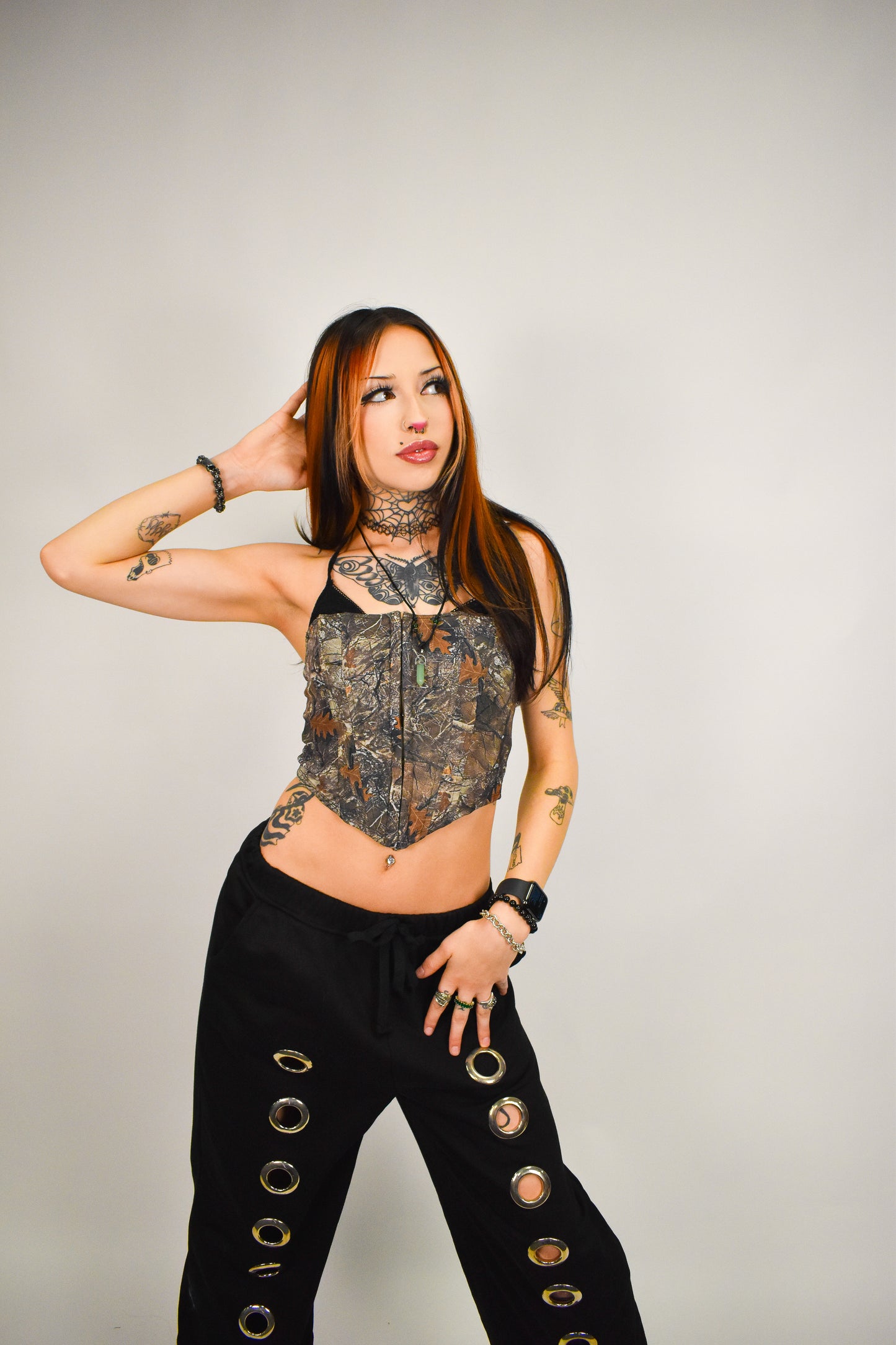 Camp Camo Bustier Top