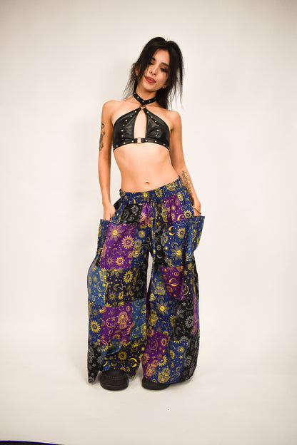 Celestial  Multi Handmade Flow Pants
