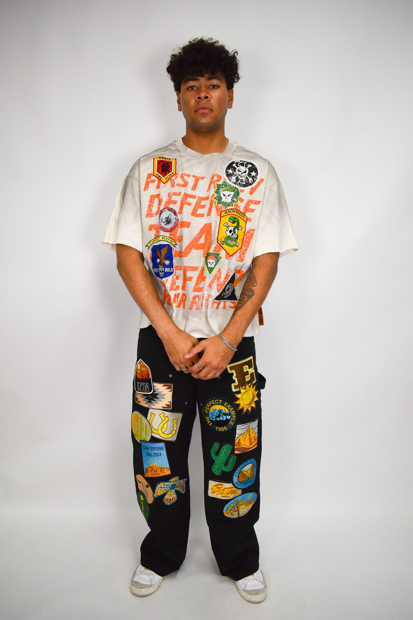 Patch All Over Pants