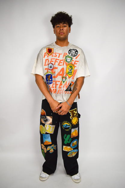 Patch All Over Pants
