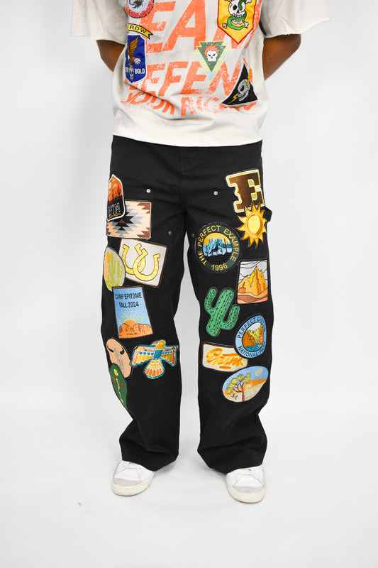 Patch All Over Pants