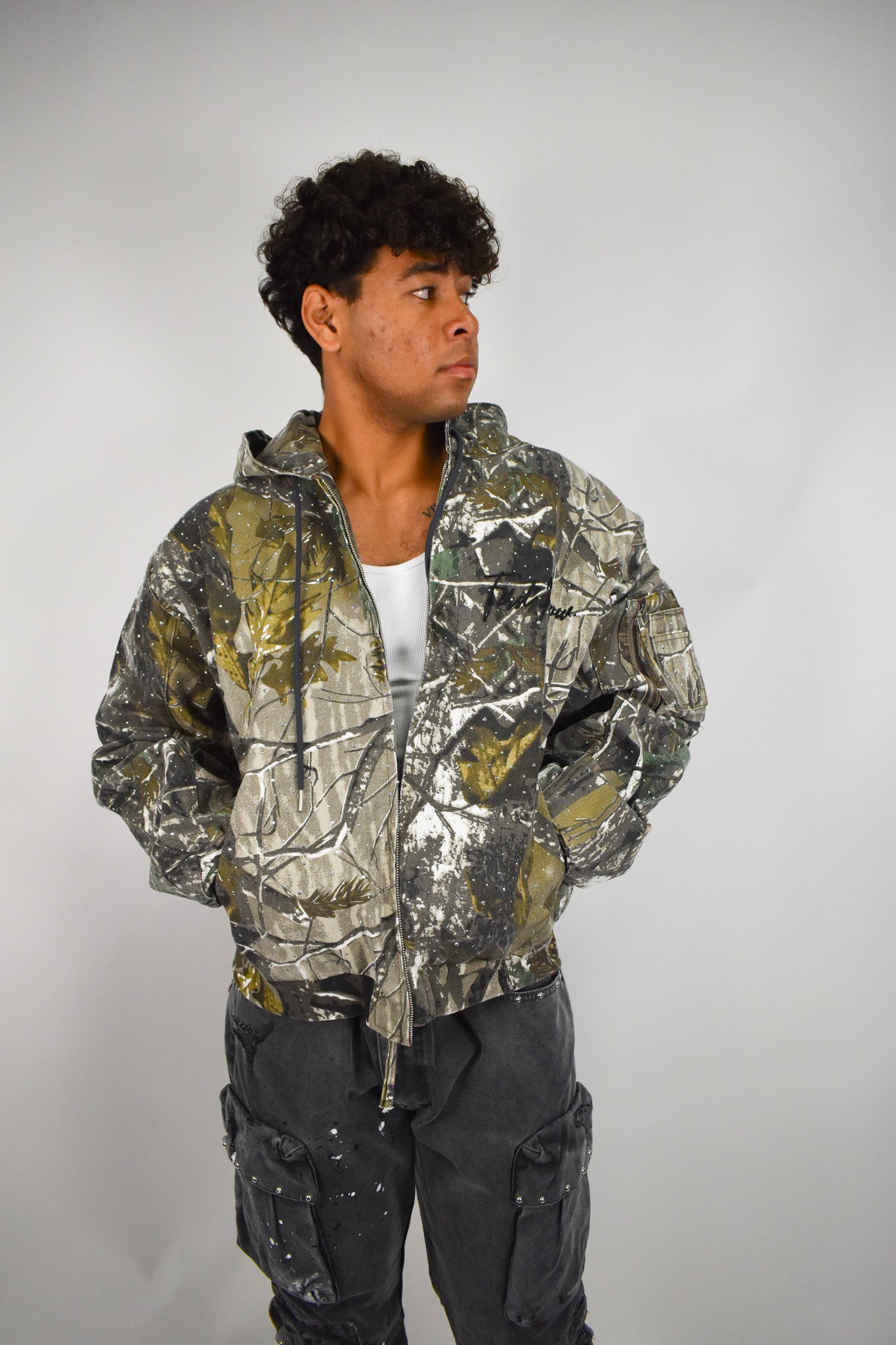 Coco Camo Zip Up Jacket