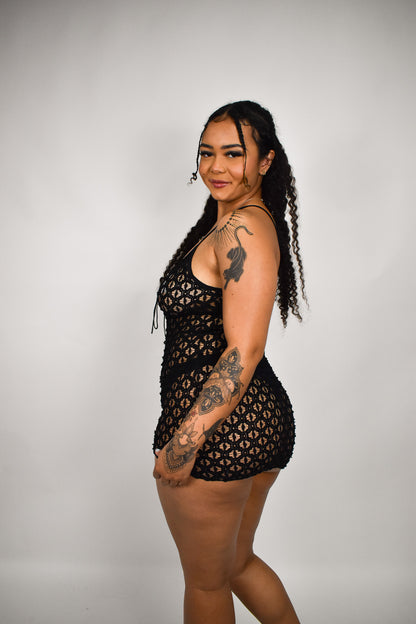 Lace Princess Mini Dress