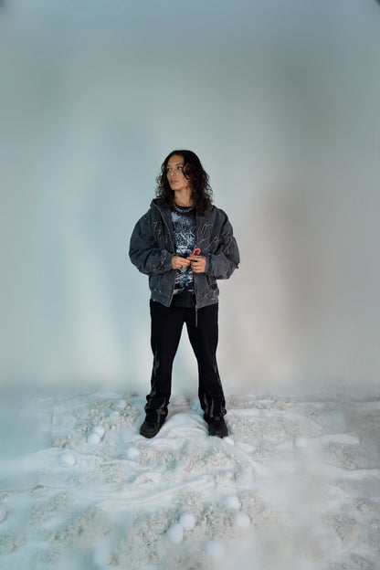 Metal Flame Sweat Pants